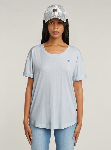 Rolled Up Sleeve Boyfriend Top